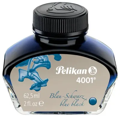 PELİKAN DOLMA KALEM  MÜREKKEBİ 4001 62.50 ML MAVİ-SİYAH