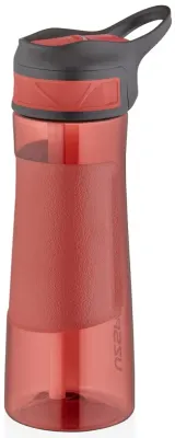 UZSPACE MATARA TRITAN PİPETLİ 9002 670 ML KIRMIZI