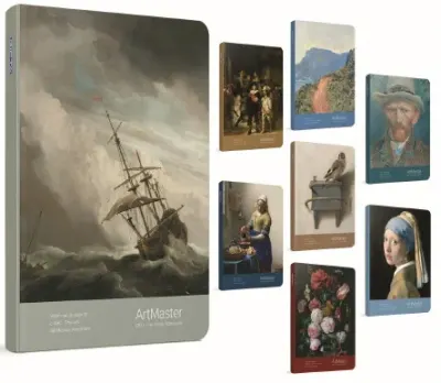 GIPTA DEFTER ART MASTER A5 İP DİKİŞ SERT KAPAK 120 YP. ÇİZGİLİ 5536