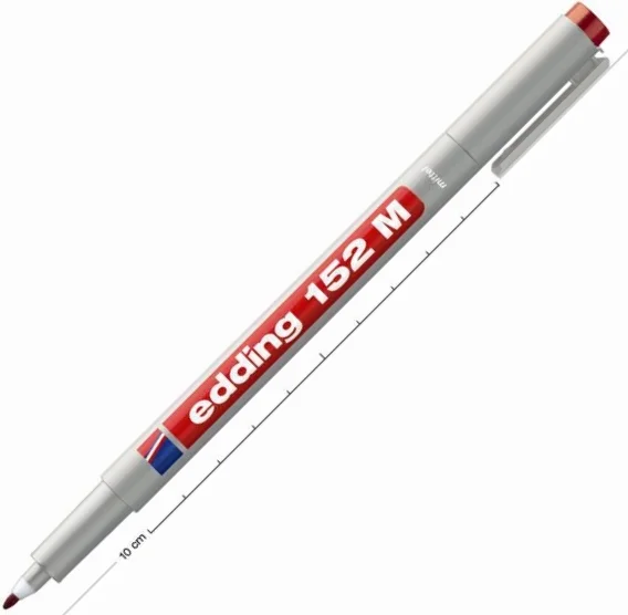 EDDING ASETAT KALEMİ E-152M 4 LÜ POŞET