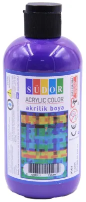 SÜDOR AKRİLİK BOYA 250 ML MOR SD1008-09