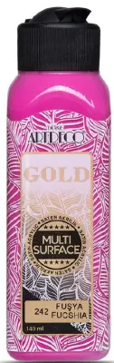 ARTDECO AKRİLİK BOYA GOLD MULTI-SURFACE 140 ML FUŞYA Y-G70R-242