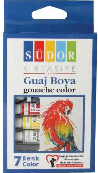 SÜDOR GUAJ BOYA SET 7X8,5 ML SD571