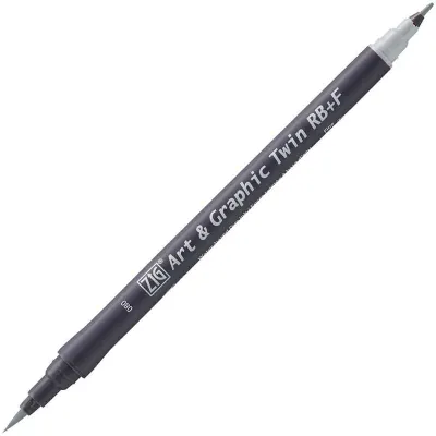 ZIG ART&amp;GRAPHIC TWIN RB TUT-95 80 LIGHT GRAY