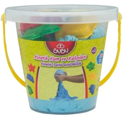 BU-BU KİNETİK KUM KOVA 500 GR. MAVİ BUBU-KU0020