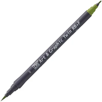ZIG ART&amp;GRAPHIC TWIN RB TUT-95 57 OLIVE GREEN