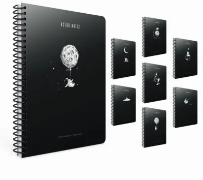 GIPTA DEFTER ASTRO NOTES A5 SPİRALLİ KARTON KAPAK 80 YP. ÇİZGİLİ 6085