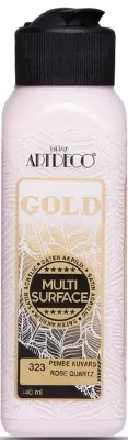 ARTDECO AKRİLİK BOYA GOLD MULTI-SURFACE 140 ML PEMBE KUVARS Y-G70R-323