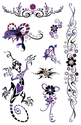 HERMA ETİKET TATTOO YOUNG LINE SİYAH BEYAZ 6742