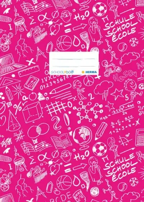 HERMA DEFTER KABI A4 SCHOOLYDOO PEMBE 19409