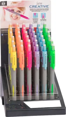 SERVE VERSATİL KALEM CREATIVE 0.9 STAND 36 LI SV-CREA 09-36