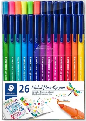 STAEDTLER KEÇELİ KALEM TRIPLUS COLOR 1.0 SET KARIŞIK RENK 26 LI 323 TB26