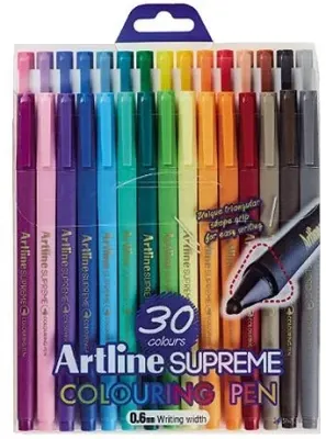 ARTLINE KEÇELİ KALEM SUPREME COLORING 210 0.6 SET 30 RENK A-EPFS-210.30W