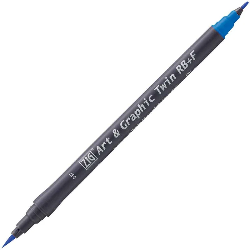 ZIG ART&amp;GRAPHIC TWIN RB TUT-95 37 PERSIAN BLUE