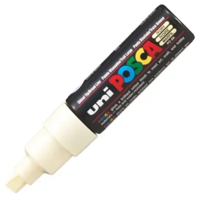 UNİ POSTER MARKÖRÜ POSCA PC-8K 8.0 FİLDİŞİ
