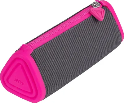 SERVE KALEM ÇANTASI PRISMO SL-PLY ÜÇGEN KOYU GRİ-F.PEMBE SV-PRISMOUKGFP