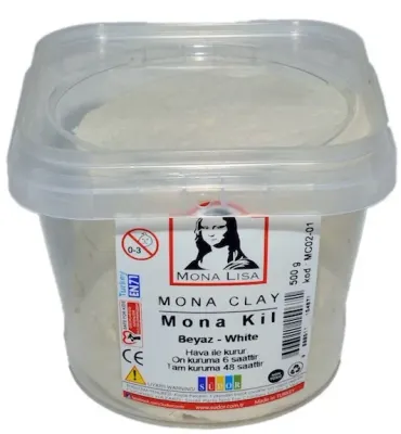 SÜDOR KİL MONA 500 GR BEYAZ MC02-01