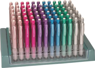 SERVE VERSATİL KALEM DEEP 0.7 STAND 72 Lİ METALİK SV-DEEP72MTL-P