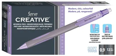 SERVE VERSATİL KALEM CREATIVE 0.9 MOR SV-C0.9-MOR