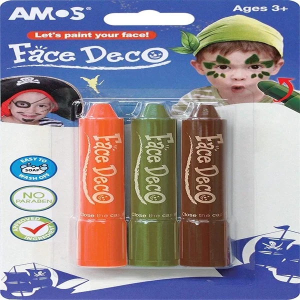 AMOS YÜZ BOYASI SET 3 LÜ BLS. FD5B3B
