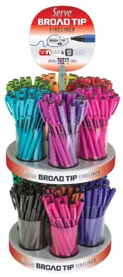 SERVE FINELINER BROAD TIP 0.8 STAND 240 LI SV-BROADTF08240DP