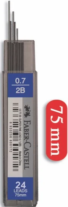 FABER MİN SUPER FINE 0.7MM 2B 75MM 20 Lİ TÜP 127720