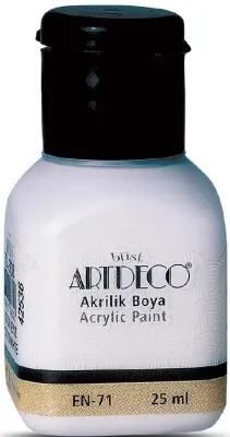 ARTDECO AKRİLİK BOYA 25 ML KOTON BEYAZ Y-070A-3008