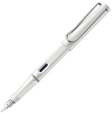 LAMY DOLMA KALEM SAFARI METAL KLİPS BEYAZ F UÇ 19B-F