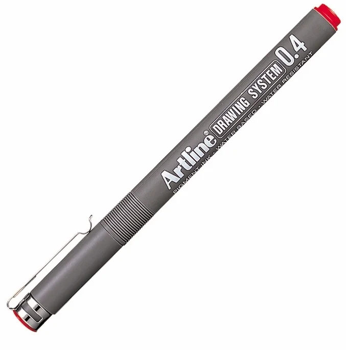 ARTLINE ÇİZİM KALEMİ DRAWING SYSTEM 234 0.4 KIRMIZI A-EK-234 RED