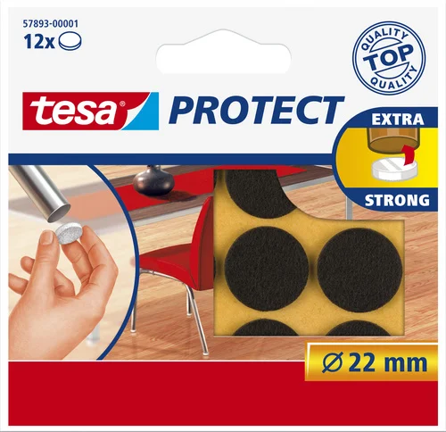 TESA ZEMİN KORUYUCU HALKA KEÇE 22MM KAH.12AD 57893