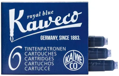 KAWECO DOLMA KALEM  KARTUŞU 6 LI PAKET MAVİ 10000256