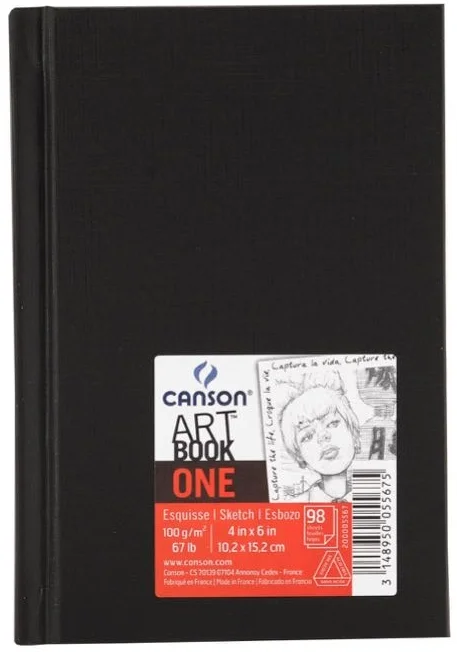 CANSON ESKİZ BLOK ARTBOOK ONE 10.2x15.2 100 GR 98 SF 200005567