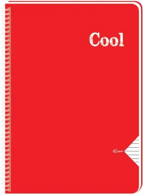 KESKİN DEFTER COLL A4 SPİRALLİ PP KAPAK 72 YP. DÜZ 321610-99