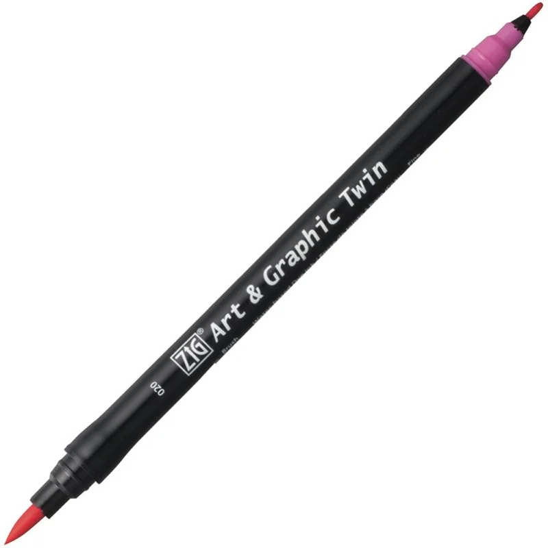 ZIG ART&amp;GRAPHIC TWIN TUT-80 020 PINK