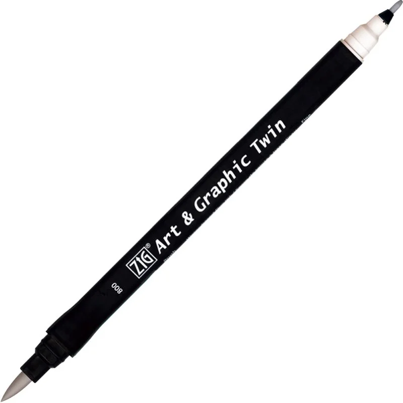ZIG ART&amp;GRAPHIC TWIN TUT-80 800 COOL GRAY 1