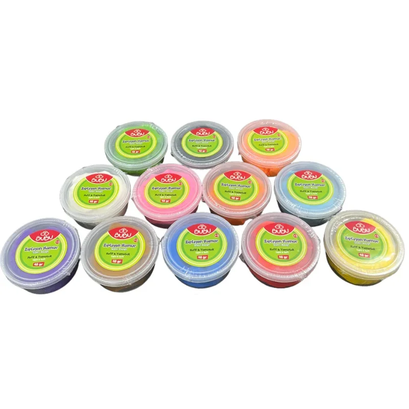 BU-BU ZIPLAYAN OYUN HAMURU RENKLİ 40 GR HA0001