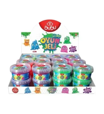 BU-BU OYUN JELİ ORTA BOY HAZIR SLIME 160 GR. SLM021