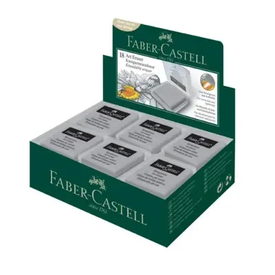 FABER HAMUR SİLGİ GRİ PLS TEKLİ KUTULU 18 Lİ 5130127220