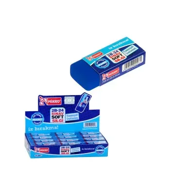 MİKRO 2B-24SS SOFT SINAV SİLGİSİ 24 LÜ