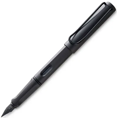 LAMY DOLMA KALEM SAFARI METAL KLİPS MAT SİYAH EF UÇ 17-EF