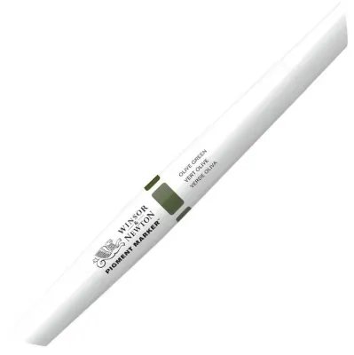 W&amp;N PIGMENT MARKER OLIVE GREEN 447 WN-0202447