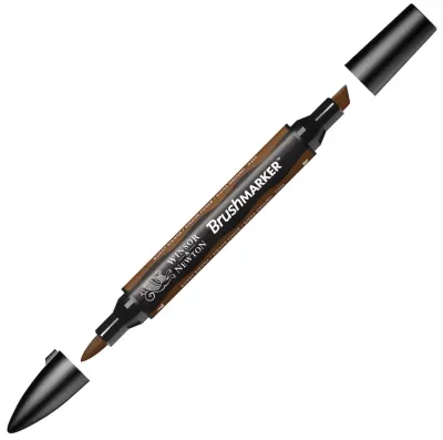 W&amp;N PROMARKER BRUSH KALEM BURNT SIENNA 074 WN-0204074