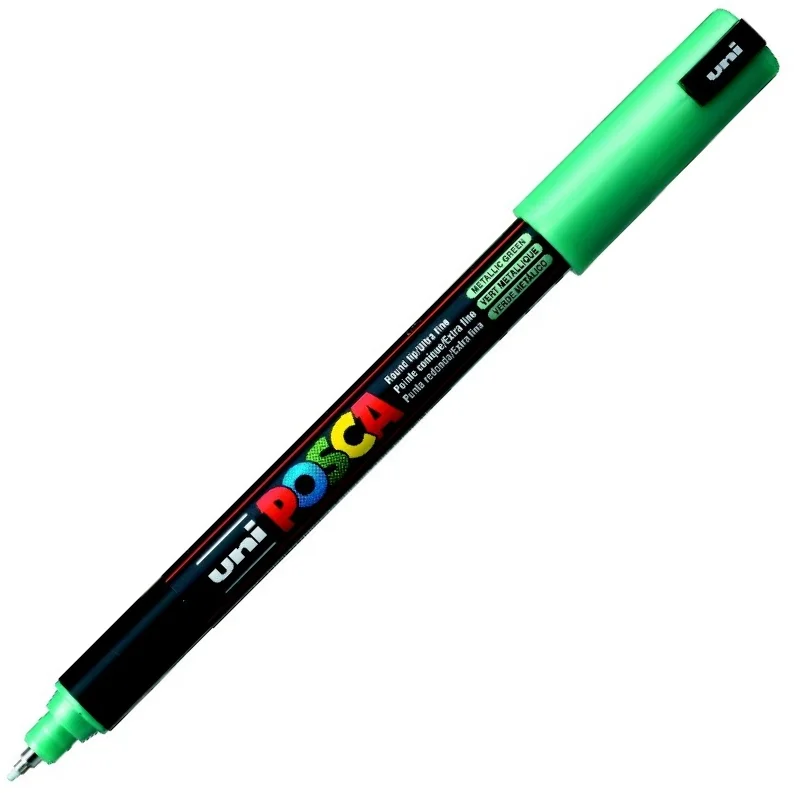 UNİ POSTER MARKÖRÜ POSCA PC-1MR 0.7 METALİK YEŞİL