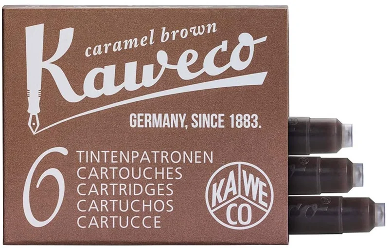 KAWECO DOLMA KALEM KARTUŞU 6 LI PAKET KAHVERENGİ 10000259
