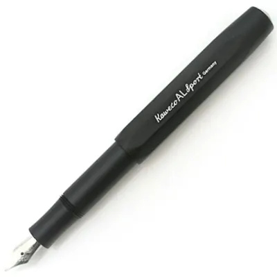 KAWECO DOLMA KALEM AL SPORT SİYAH F UÇ 10000097