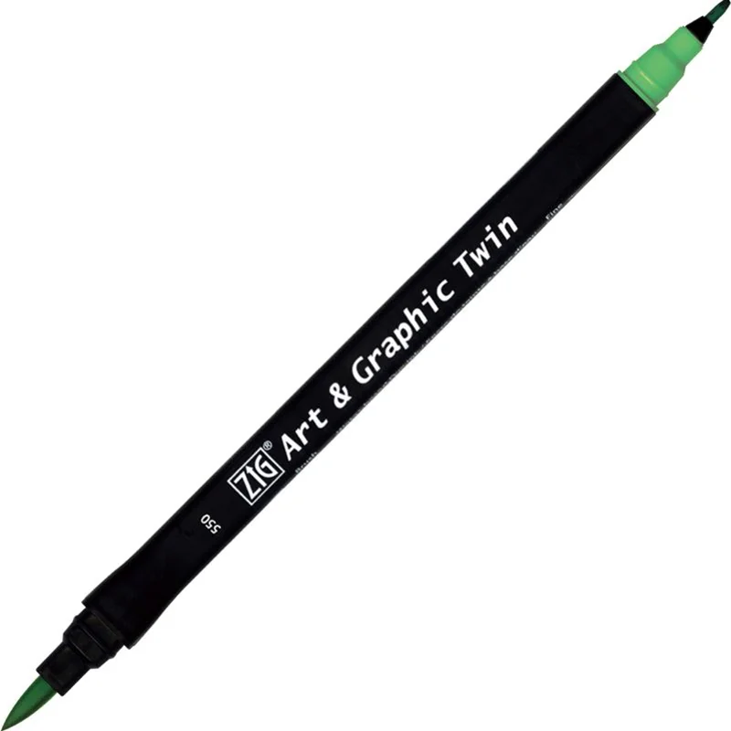 ZIG ART&amp;GRAPHIC TWIN TUT-80 550 EMERALD GREEN