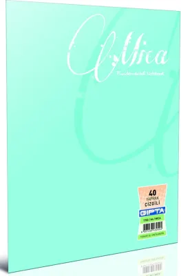 GIPTA DEFTER MICA A4 TEL DİKİŞLİ PP KAPAK 80 YP. ÇİZGİLİ 1707