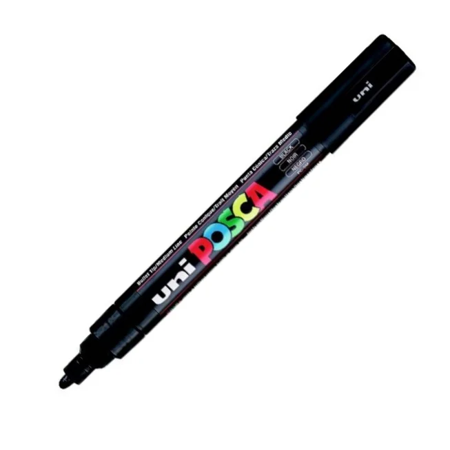UNİ POSTER MARKÖRÜ POSCA PC-5M 1.8-2.5 SİYAH