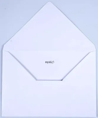 OYAL ZARF DAVETİYE 9x14 110 GR POŞETLİ BEYAZ 25 Lİ 30005916