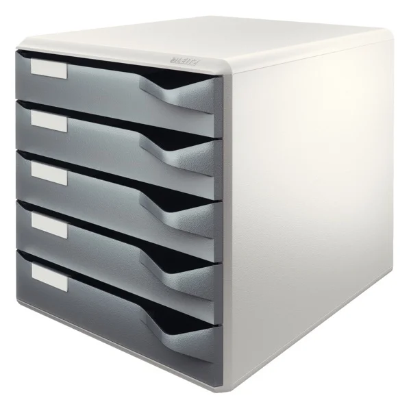 LEITZ EVRAK RAFI   5 ÇEKMECELİ L-5280 KOYU GRİ